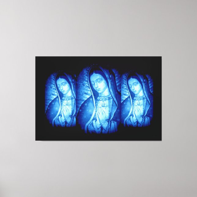 LIENZO NUESTRA SEPIA DE SEÑORA OF GUADALUPE (Anverso)