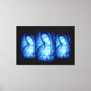 LIENZO NUESTRA SEPIA DE SEÑORA OF GUADALUPE