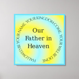 LIENZO NUESTRO PADRE EN EL CIELO