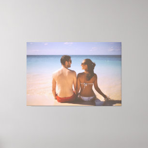 Lienzo Nuestro Primer Navidad Comprometidos 2024 Adorno d