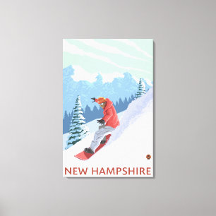 Lienzo Nueva escena de HampshireSnowboarder