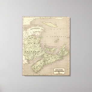 Lienzo Nueva Escocia, Nuevo Brunswick