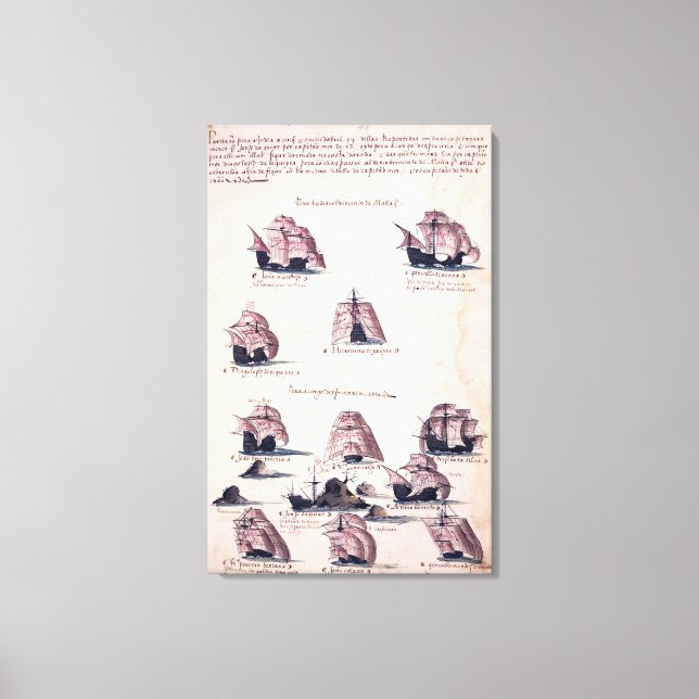 Lienzo Nueva expedición a la India (Anverso)