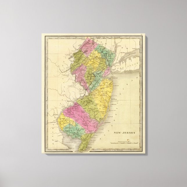 Lienzo Nueva Jersey (Anverso)