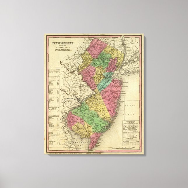 Lienzo Nueva Jersey (Anverso)