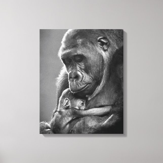 Lienzo Nueva Madre Gorila (Anverso)