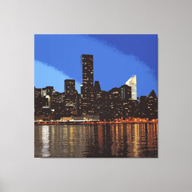 Lienzo Nueva York 2001 (Anverso)