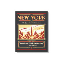 Nueva York Art Deco América 250 Aniversario