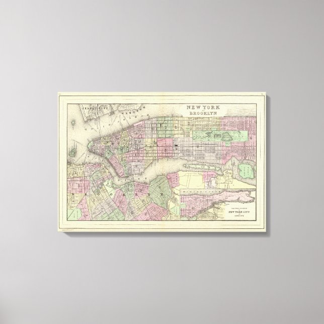 Lienzo Nueva York, Brooklyn 3 (Anverso)