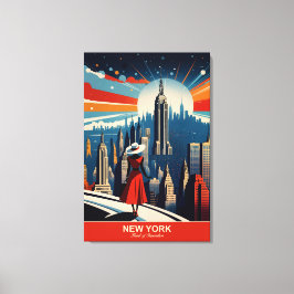 Lienzo Nueva York: Corazón de la Innovación