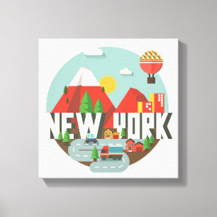 Lienzo Nueva York en diseño