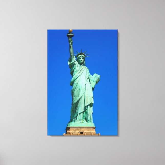 Lienzo Nueva York, Estatua de la Libertad (Anverso)