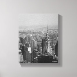 Lienzo Nueva York, Manhattan Skyline B/W Photography