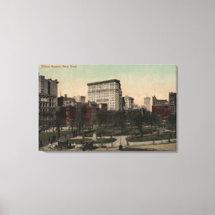 Lienzo Nueva York, Nueva York - Union Square View, Horse 