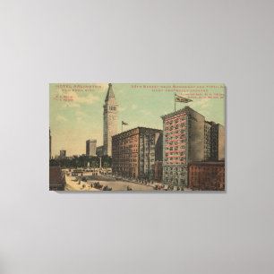Lienzo Nueva York, NY - hotel Arlington cerca