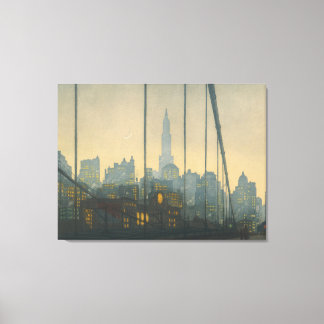 Lienzo Nueva York - Puente de Brooklyn (1972) - Tavik