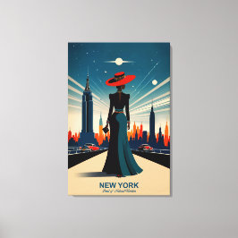 Lienzo Nueva York: Tierra de Maravillas Naturales