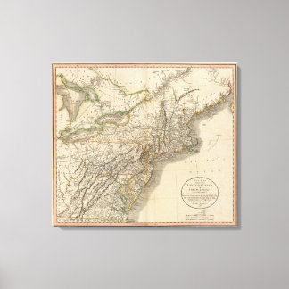 Lienzo Nueva York, Vermont, New Hampshire, etc.