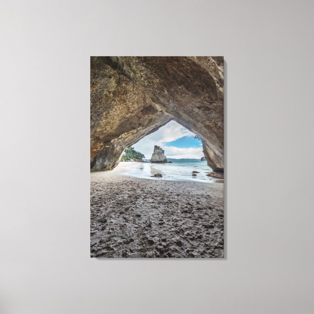 Lienzo Nueva Zelanda, Isla Norte, Península de Coromandel (Anverso)