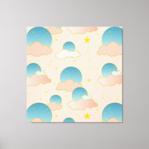 Lienzo Nueve vibraciones en la nube