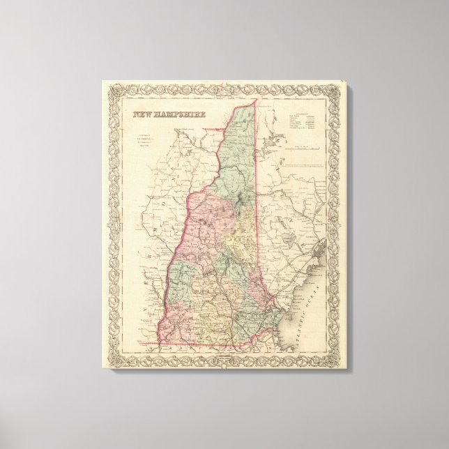 Lienzo Nuevo Hampshire (Anverso)