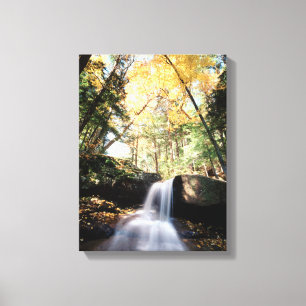 Lienzo Nuevo Hampshire, Una cascada en el White
