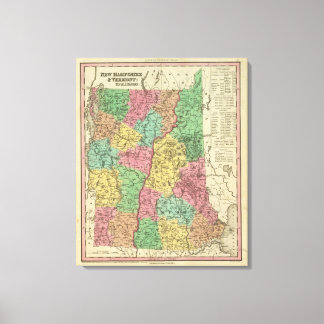 Lienzo Nuevo Hampshire y Vermont 2