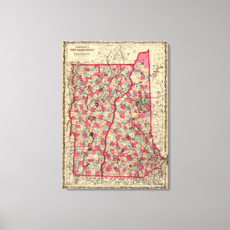 Lienzo Nuevo Hampshire y Vermont 3