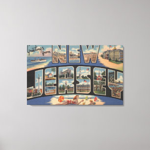 Lienzo Nuevo jersey de ScenesNew de la letra de