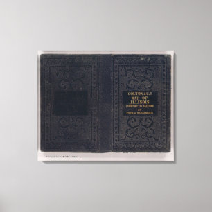 Lienzo Nuevo mapa seccional del estado de Illinois 2