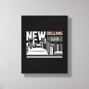 Lienzo Nuevo Orleans Louisiana horizonte GraphicDesign