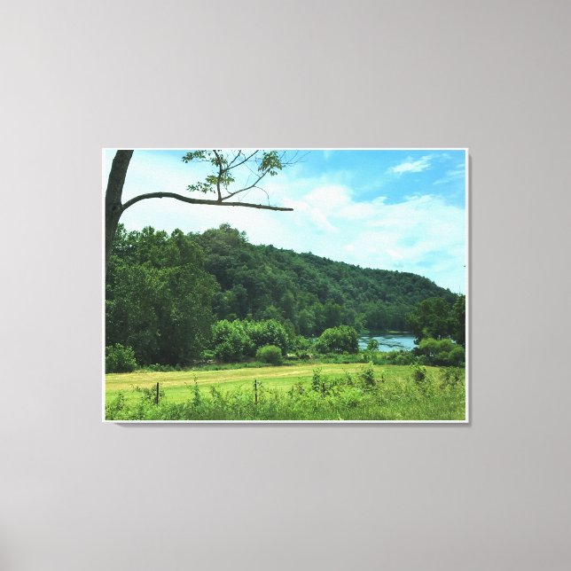 Lienzo Nuevo río, Virginia (Anverso)