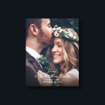 Lienzo Nuevo Sr. y Sra. Newlyweds Boda de Moda fotográfic<br><div class="desc">Añada un toque elegante a la decoración de la casa de los recién casados con una simple impresión de lona de tela de boda de fotografía personalizado "nuevo Sr. y Sra.". La imagen y toda la redacción de esta plantilla son simples de personalizar. El diseño de recubrimiento con letras blancas...</div>