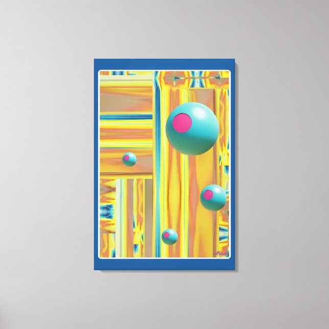 Lienzo Nuevo Trato Verde - Ken Gage Surreal Art (Anverso)