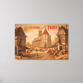 Lienzo Nuevo y magnífico Fausto Nuremberg Poster alemán