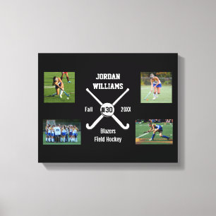 Lienzo Número de encargo del equipo del nombre del