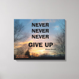 LIENZO NUNCA DEJE DE IMPRIMIR CANVAS DE CHURCHILL