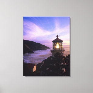 Lienzo O, Costa de Oregón, Faro de Heceta Head, en
