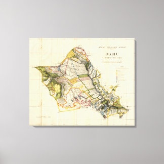 Lienzo Oahu, Hawaii