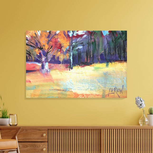 Lienzo "Oak and Friends" de Larry Lerew 200307 (Insitu (Sala de estar))