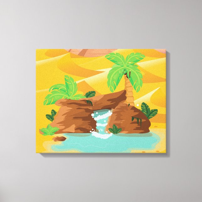 Lienzo Oasis (Anverso)