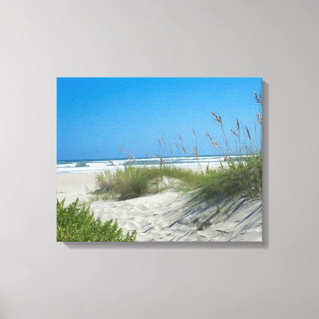 Lienzo Oats marinos en Ocracoke (Anverso)