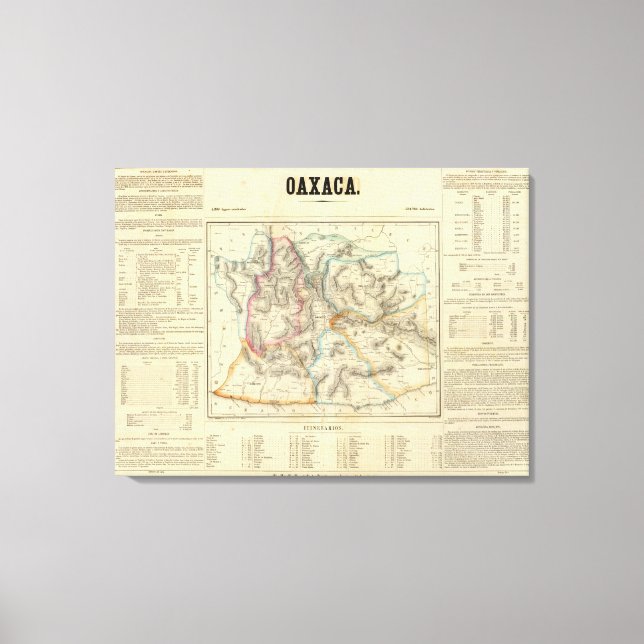 Lienzo Oaxaca, México (Anverso)