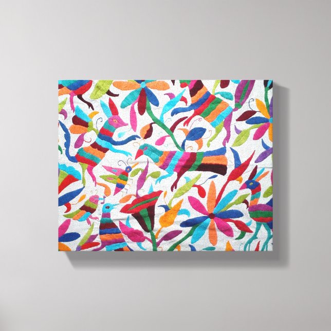 Lienzo Oaxaca México Boho étnico maya hispano mexicano (Anverso)