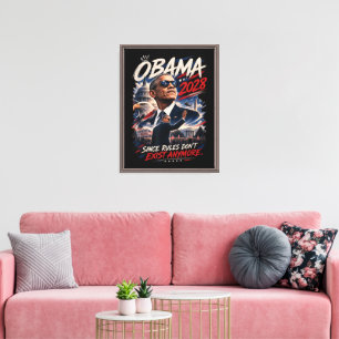 Lienzo Obama 2028 Ya que las reglas ya no existen