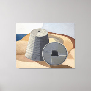 Lienzo Objetos minerales (1935)