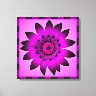 Lienzo Obra artística de la flor Orquídea Magenta - Lienz