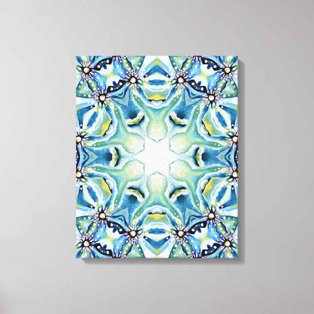 Lienzo Obra artística de Mandala artística de moda en col (Anverso)