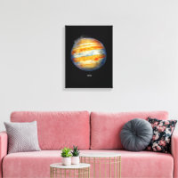 Obra artística del planeta Júpiter - Ilustracion e
