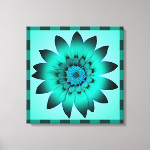Lienzo Obra de cadet Blue Flower - Velas envueltas